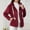 Red#2, variant on GaThRRgYP Warm Autumn Ladies Winter Jacket,Women's Casual Versatile Thick Warm Long-sleeved Hooded Jacket Black S