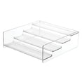 thumbnail image 6 of mDesign Plastic Bathroom Medicine Organizer, 4 Level Shelf, Clear, 6 of 6