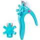 thumbnail image 5 of Cortaúñas de acrílico azul, cortador de uñas artificiales de acero inoxidable para uñas postizas, 5 of 5