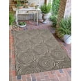 thumbnail image 2 of Linon Outdoor Washable Area Rug Collection, Ivory and Brown, 3' x 5', 2 of 7