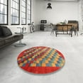 thumbnail image 4 of Ahgly Company Machine Washable Indoor Rectangle Contemporary Khaki Green Area Rugs, 2' x 4', 4 of 7