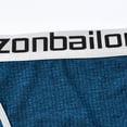 thumbnail image 4 of TANBOM Men's Bulge Enhancing Triangle Thong Nylon Underwear Blue XL 1-Pack, 4 of 6