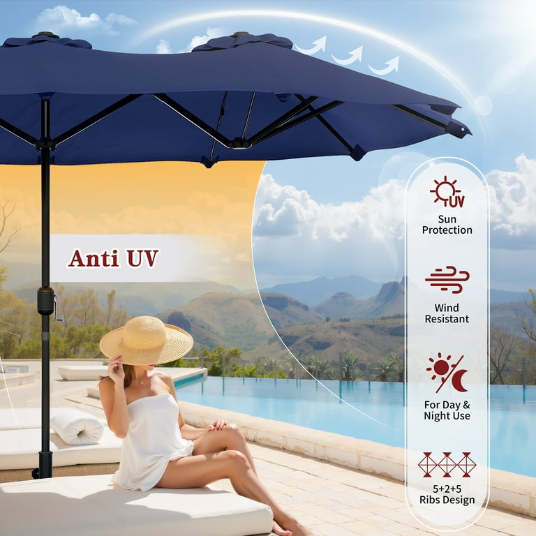 9ft tilting patio umbrella 9FT AutoTilt Patio Umbrella