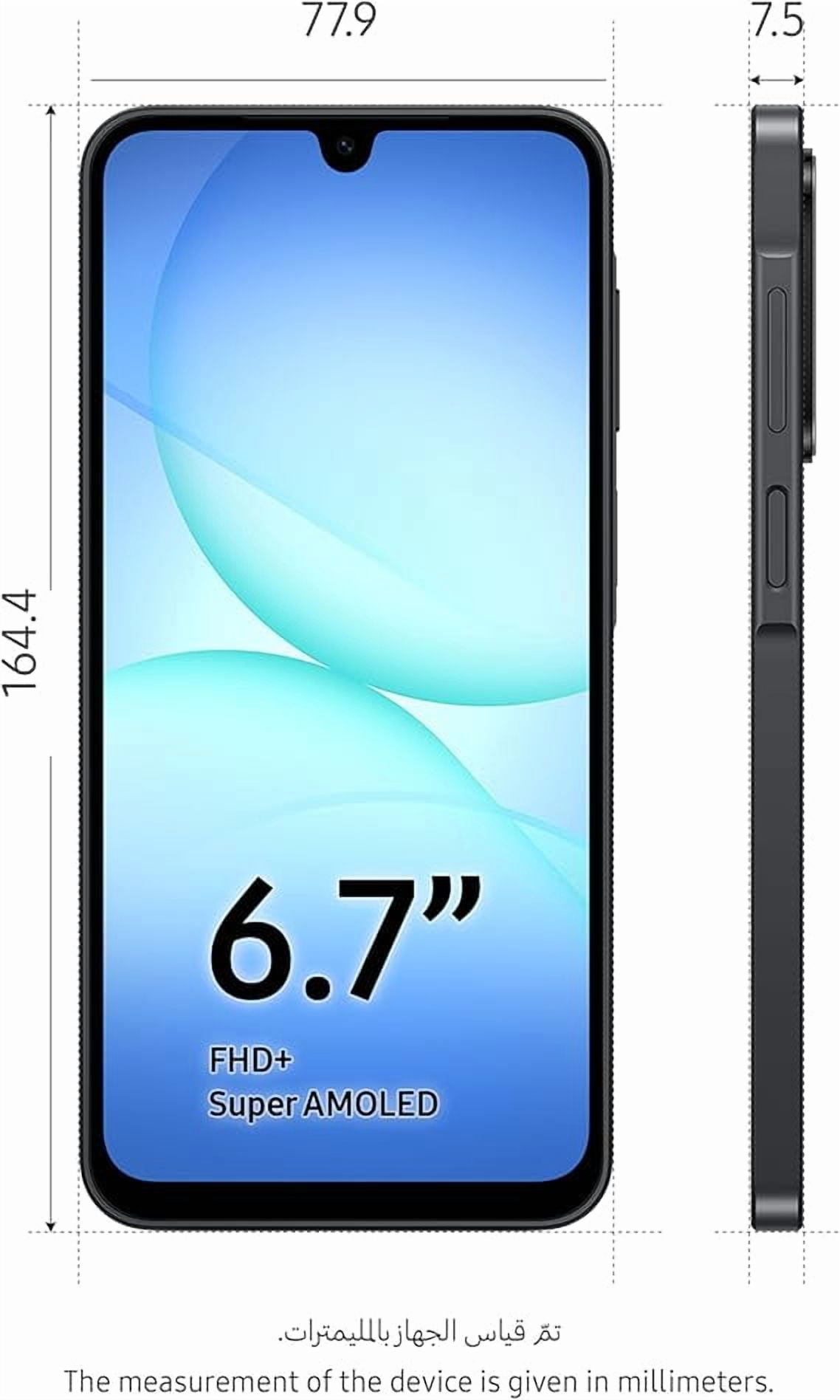 Samsung Galaxy A17 5G A176B 128GB Dual-SIM GSM Unlocked Android Smartphone (Latin America Version) - Black