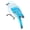 Blue, variant on lanema Realistic Resins Garden Bird Statue Beautiful Sparrows Decoration Sculpture Yard Art For Flower Bed And Pathways
