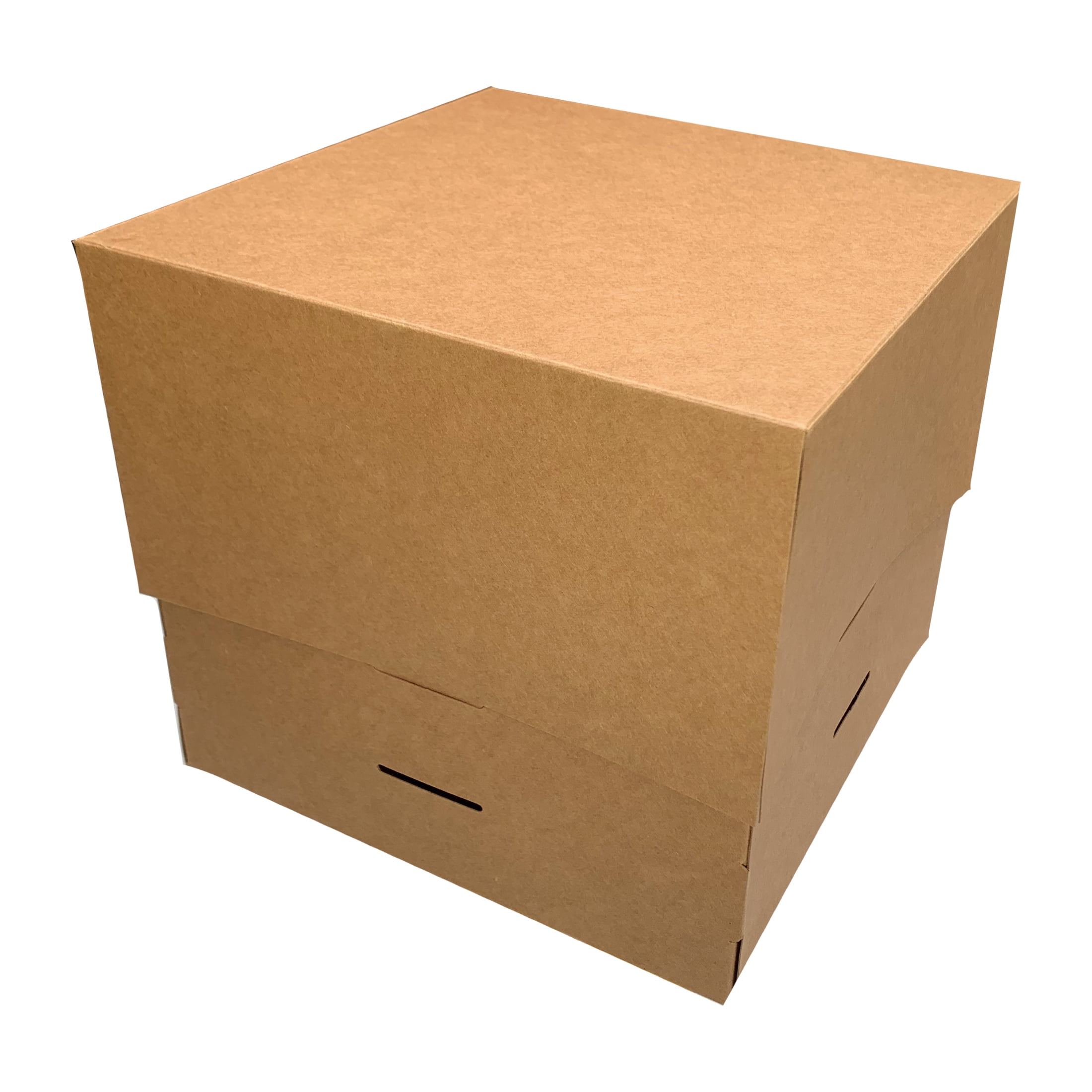 Way To Celebrate Kraft Cardboard Adjustable Cake Box, 8" x 8" x 6"