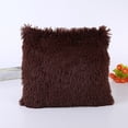 thumbnail image 2 of Fiudx Funda de Cojín para Sofá, Diseño Cuadrado, Elegante Color Marrón, Tela Suave y Duradera, Ideal para Decorar El Hogar, Bibliotecas, Cafeterías y Clubes, 43 X 43 Cm., 2 of 2