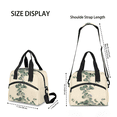 thumbnail image 4 of Herdesigns Eucalyptus Leaves Insulated Lunch Bag for Women Men Adults Large Reusable Lunch Box Leakproof Portable Cooler Tote Bags with Adjustable Shoulder Strap, 4 of 7