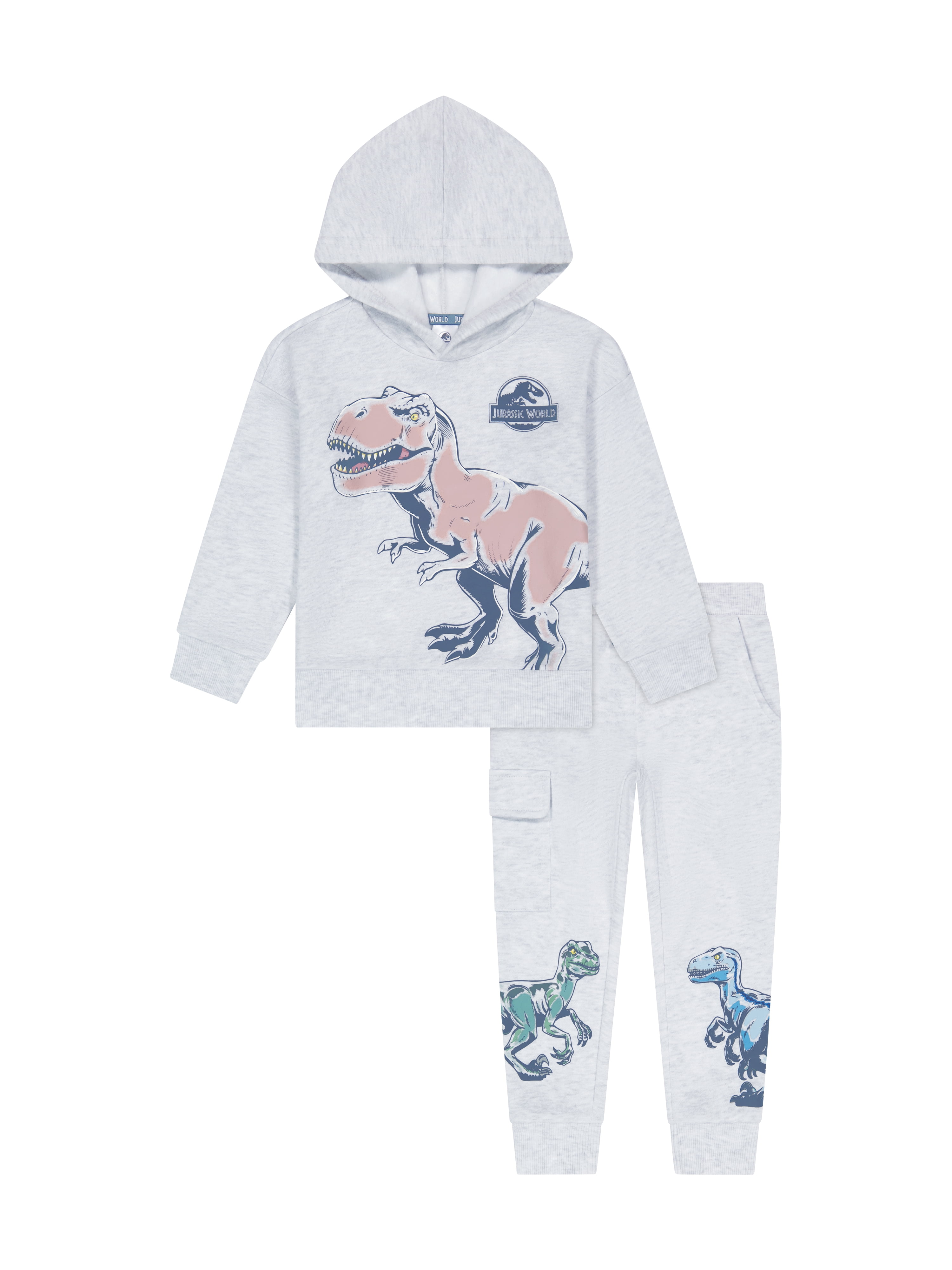 Jurassic World Toddler Boy Hoodie and Joggers Set, Sizes 12M-5T