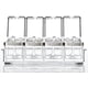 thumbnail image 2 of Juego Gourmet de 4 Compartimentos Acrílicos para Especias con 4 Cucharas de Servir Ideal para la Cocina Excelente Rendimiento ER000608SX, 2 of 5