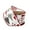 White/Black/Red, variant on LaRibbons 1 1/2" Wired Ribbon | "Striped" Red/White | 10 Yard Roll