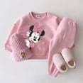 thumbnail image 1 of Conjuntos de ropa de otoño para niña, ropa de lana de invierno de Disney para bebé, conjunto de traje para bebé de Mickey Mouse, 1 of 4