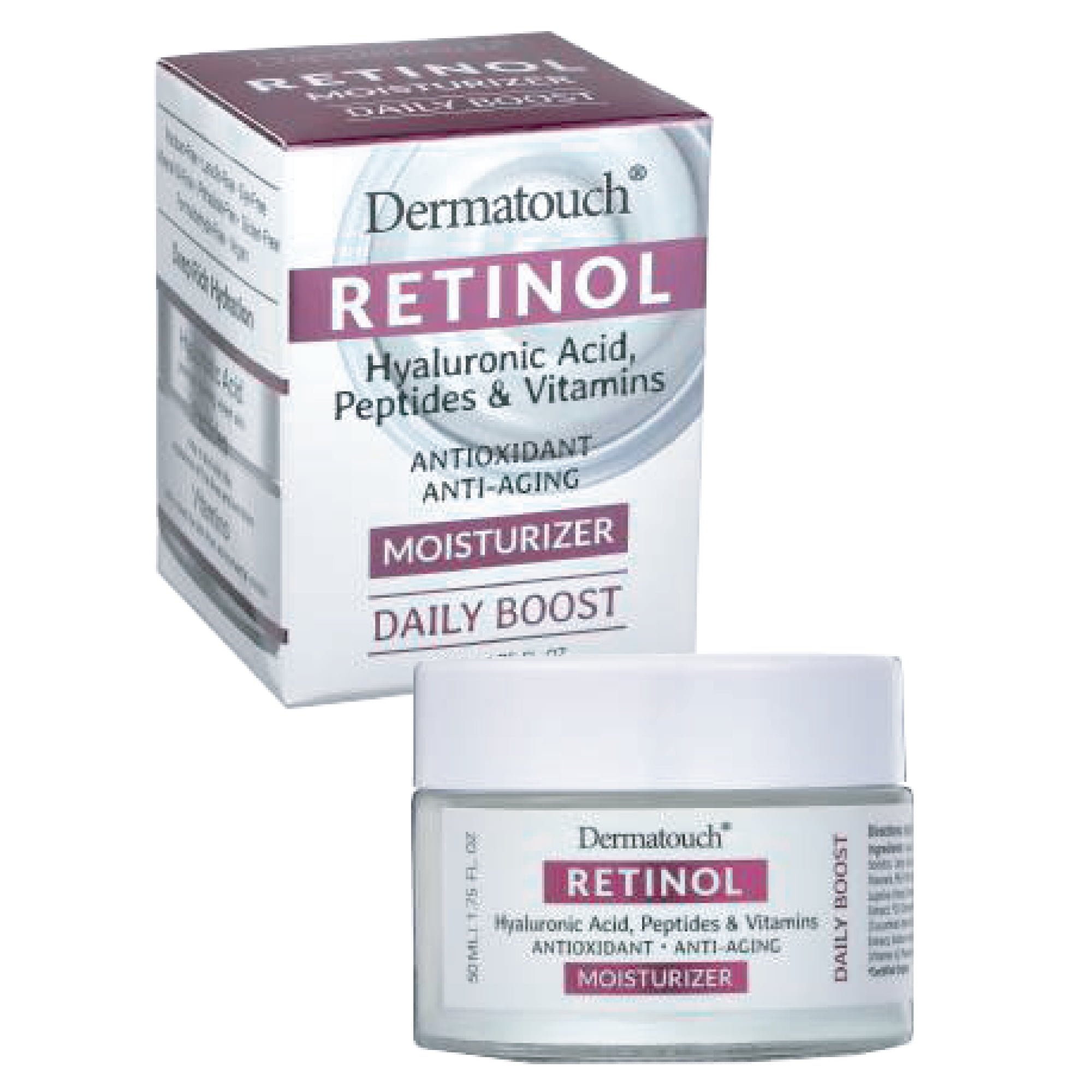 Dermatouch Anti Aging Retinol Eye Cream with Hyaluronic Acid, Collagen