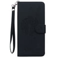 thumbnail image 7 of For iPhone XS Max PU Leather Wallet Magnetic Flip Cover with 3 Card Slots [RFID Blocking], Butterfly Dandelion Cat Design Handbag Style Full Body Protection Case with Lanyard,Black, 7 of 7