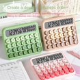 thumbnail image 5 of 12 Digit Cute Calculator, Mechanical Switch Design,Gradient Pink, 5 of 5