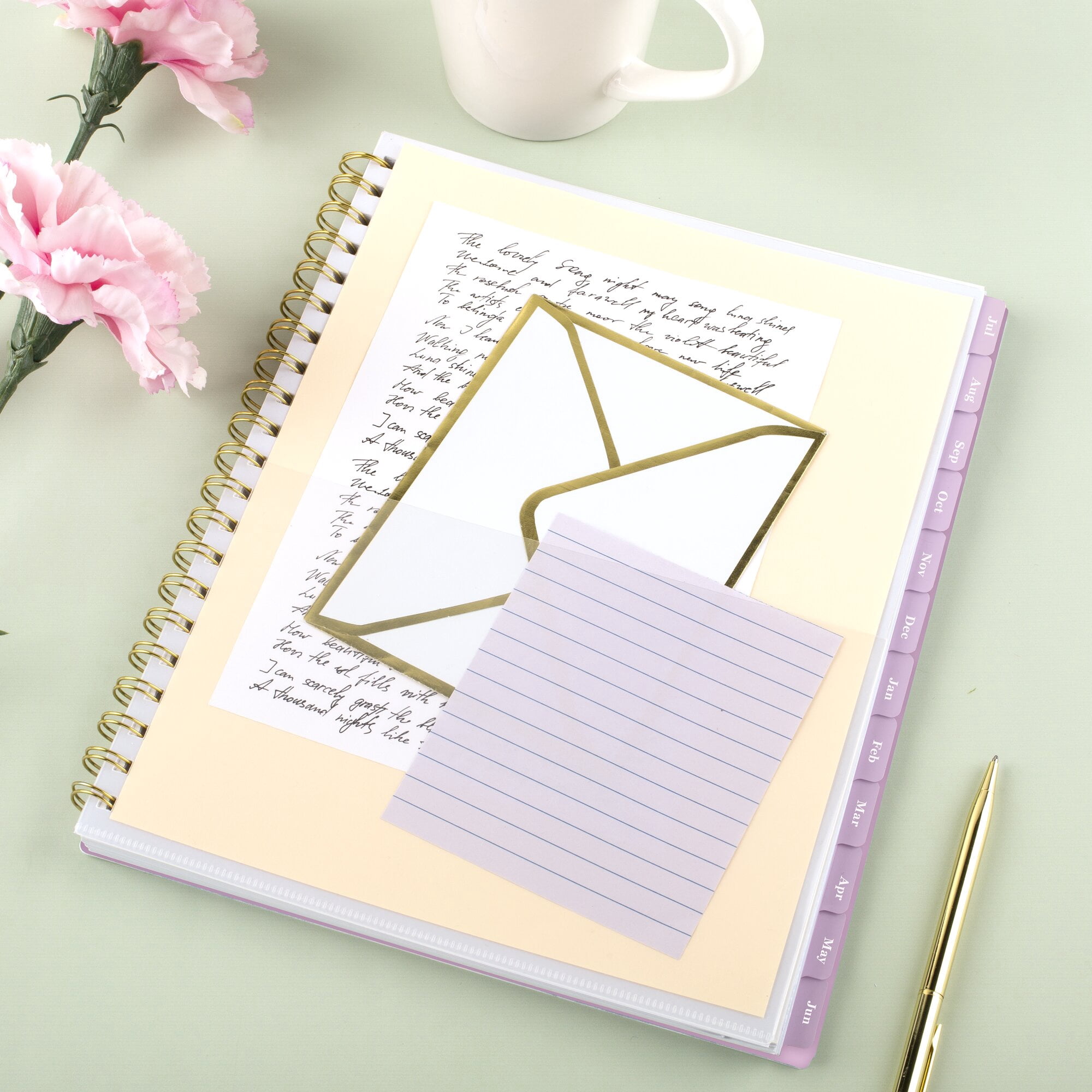 Cherrywood Lane for Mead Cambridge Academic 2026-2027 Weekly Monthly Planner