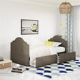 thumbnail image 2 of Novogratz Emma Upholstered Daybed with Drawers, 2 of 11