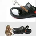 thumbnail image 5 of Ticikt Men and Women Work Shoes Non Chef Shoes Work Clogs for Restaurant Oil Kitchen Shoes,Color:Blue,Size:8, 5 of 9