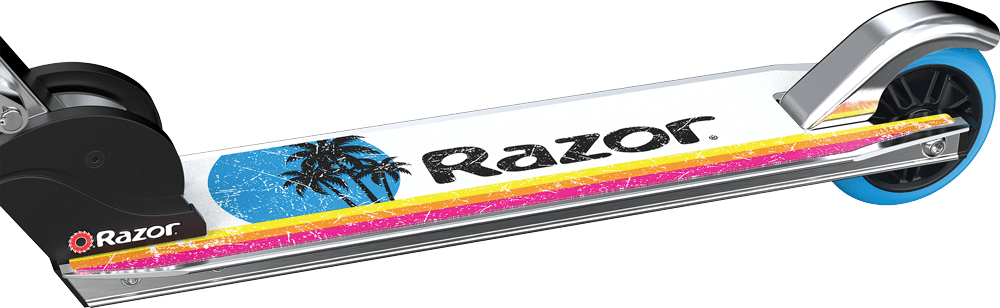 Razor A Kick Scooter - Sunset Special Edition Graphic, Aluminum, Foldable, for Child Ages 5+