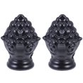 thumbnail image 1 of Weiweiguan 2Pcs Table Light Finial Decors Simple Lampshade Holder Knobs Light Accessories, 1 of 7