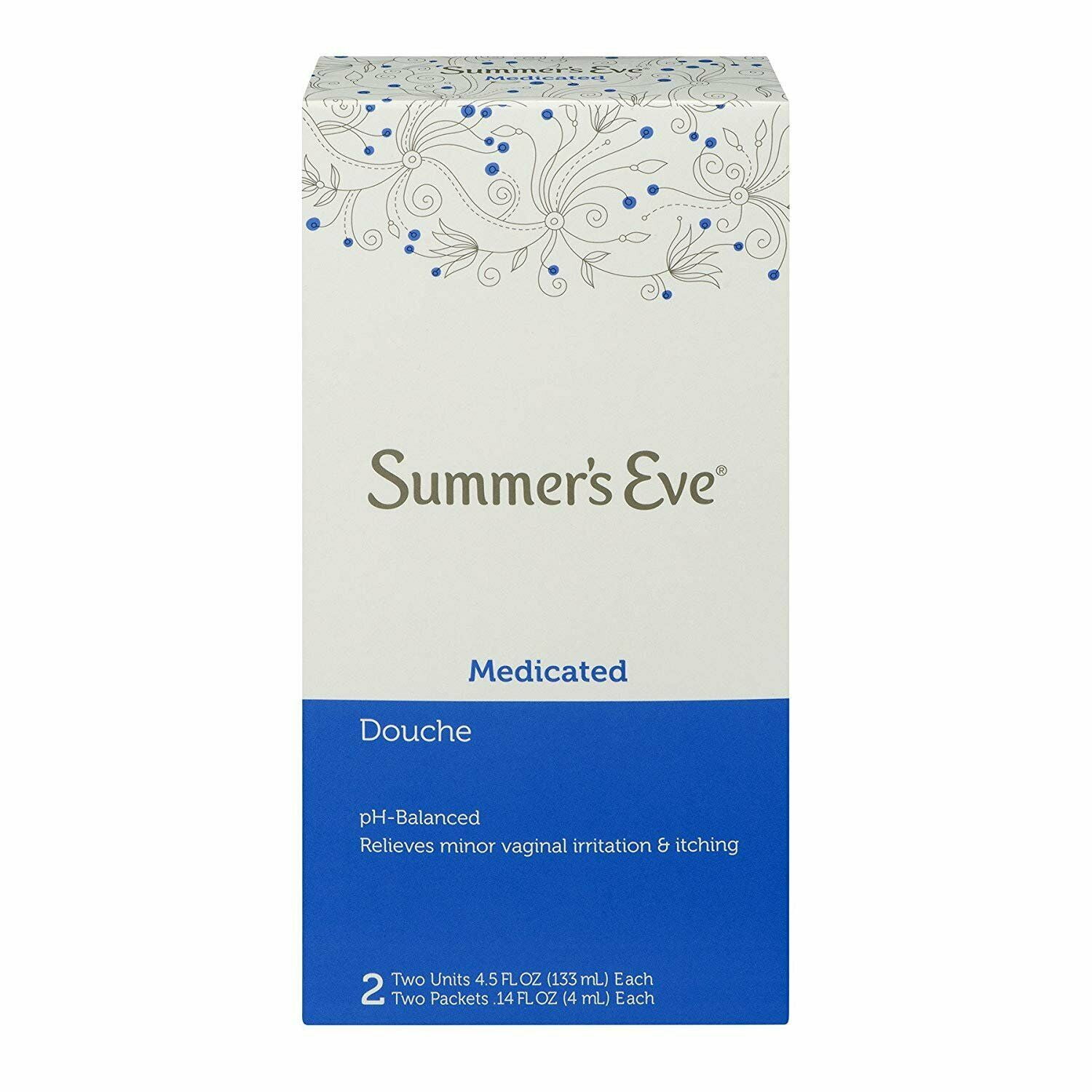 Summer's Eve Douche Medicated 4.5 Ounces Pack of 2