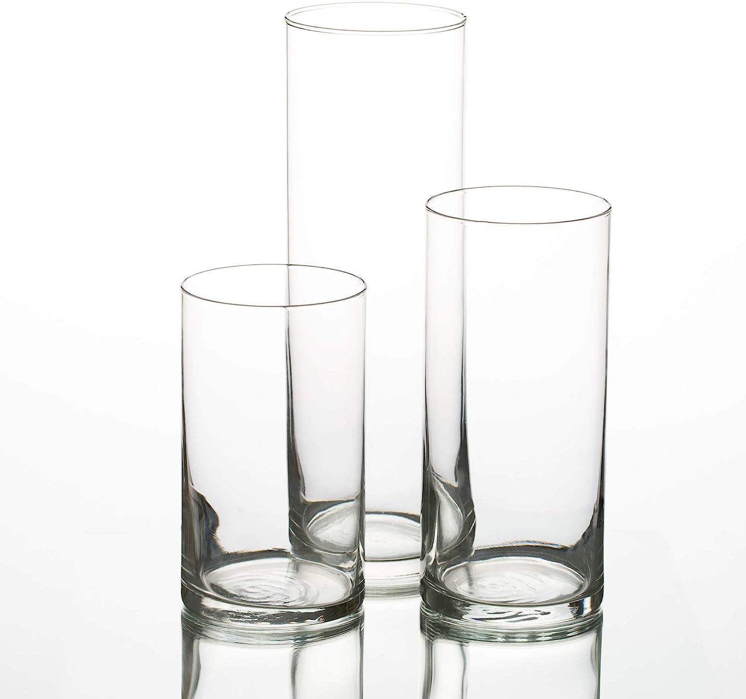 Cylinder Pillar Candle Vases Set of 36