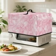 thumbnail image 4 of FOR U DESIGNS Pink Marble Print Microwave Oven Cover Foldable Toaster Oven Covers Dustproof Microwave Oven Grill Covers Protector Home Decoration Accessories-L, 4 of 8