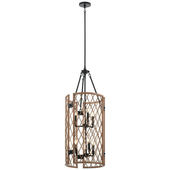 Kichler Lighting - Six Light Foyer Chandelier - Chandelier Foyer - Rustic