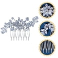 thumbnail image 4 of MasteelfCA Peigne de Mariée en Strass Barrette Accessoire de Cheveux de Mariage, 4 of 8
