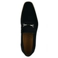 thumbnail image 5 of LIBERTYZENO Mens Classic Velvet slip on Loafer Shoes Black, 5 of 8