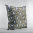 thumbnail image 2 of Plutus Velvet Majestic Blue, Citrine, Cream Handmade Luxury Pillow - Double sided 20" x 20", 2 of 4