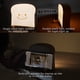 thumbnail image 3 of JM Lovely Bread Baked Night Light LED Night Light, Lámpara de noche portátil Dormitorio Regalo de cumpleaños para adolescentes (Sonrisa) JM, 3 of 5