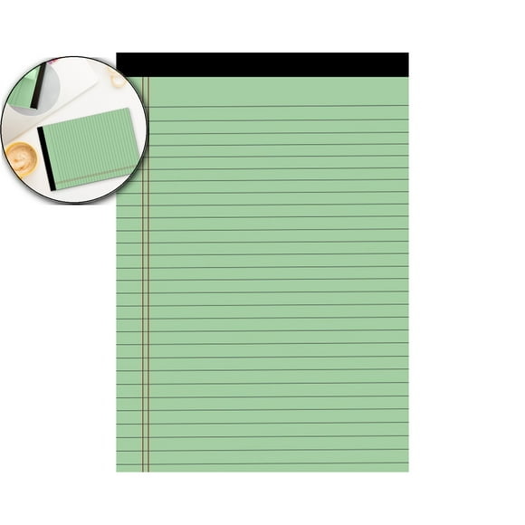 Dvruxg Bloc-Notes à Lignes Horizontales A5, Bloc Mémo Portable à Détacher, Planificateur A4 Compact pour Réunions de Bureau et Idées en Déplacement