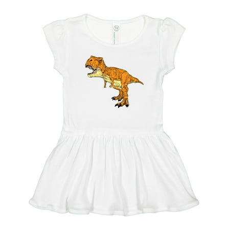 

Inktastic Roaring T-Rex Gift Toddler Girl Dress