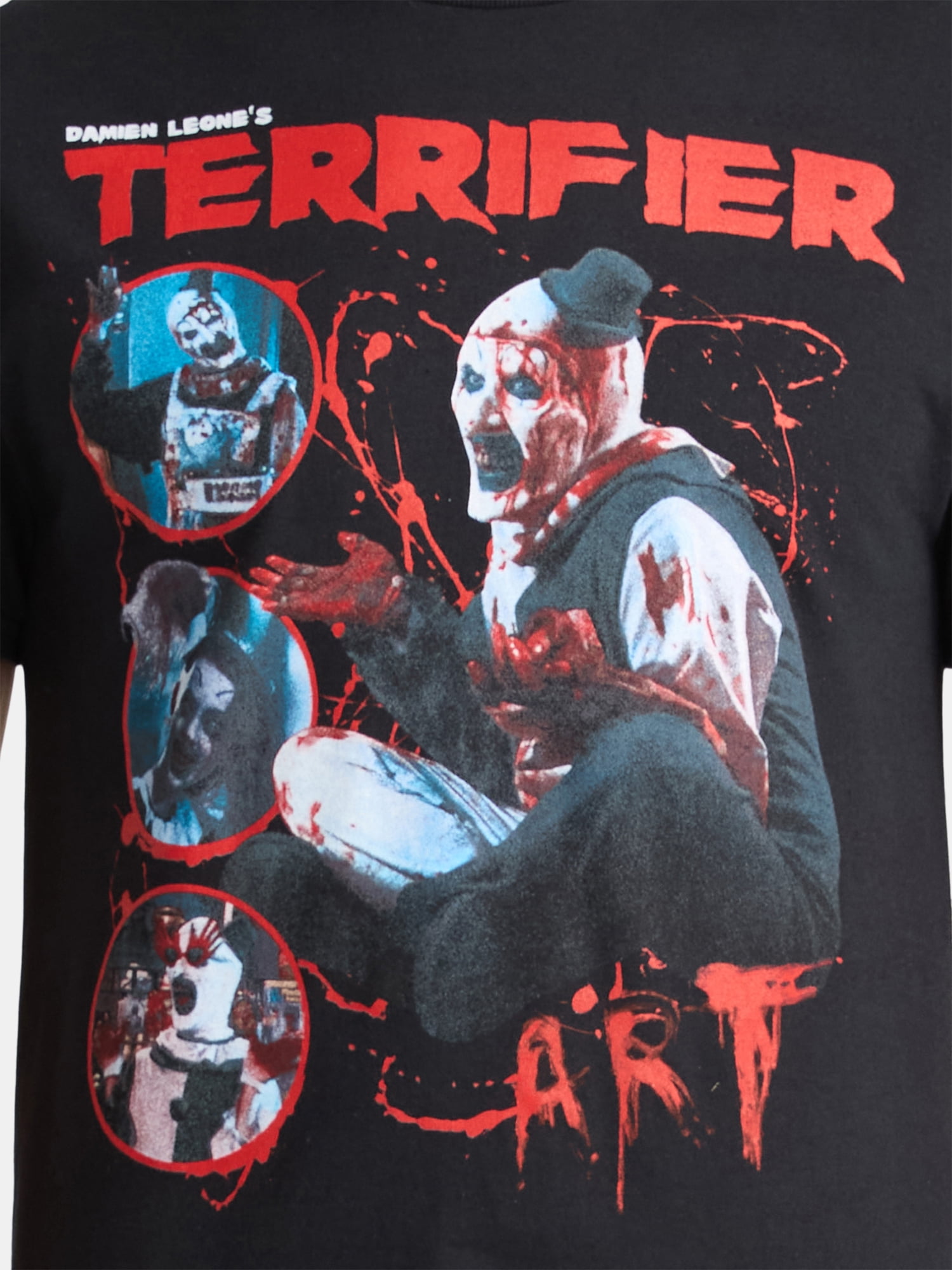 Terrifier Men's and Big Men's Art Graphic Tee, Sizes S-3XL