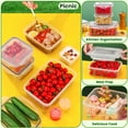thumbnail image 5 of Stablo Food Storage Containers with Lids 40 Piece (20 Containers & 20 Lids), BPA-Free Reusable Transparent Plastic Food Containers for Kitchen Storage and Organization, Leak Proof Container, 5 of 7