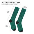 thumbnail image 5 of Bixox Teal Marble Print Compression Socks,Compression Socks Women & Men Circulation for Medical,Running,Athletic, 5 of 7