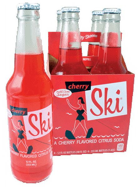 (3 pack) Excel Soda Cherry Ski Citrus Soda 4-pk