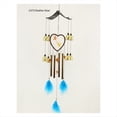 thumbnail image 2 of Atrapasueños Azul, Campana de Metal, Carillón de Viento, Adornos, Colgante de Amor Animal, Decoración del Hogar, Manualidad para Regalo, 2 of 5
