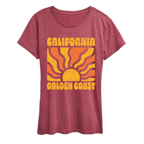 Instant Message - California Golden Coast - Women's Short Sleeve Graphic T-Shirt