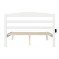 thumbnail image 3 of Queen Size Bed - Victorian Style Platform Bed, White Finish, Durable & Modern Bedroom Furniture, 3 of 4