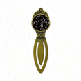 thumbnail image 1 of White Music Bar And Notes Black Bookmark Retro Office Label Page Marker, 1 of 4