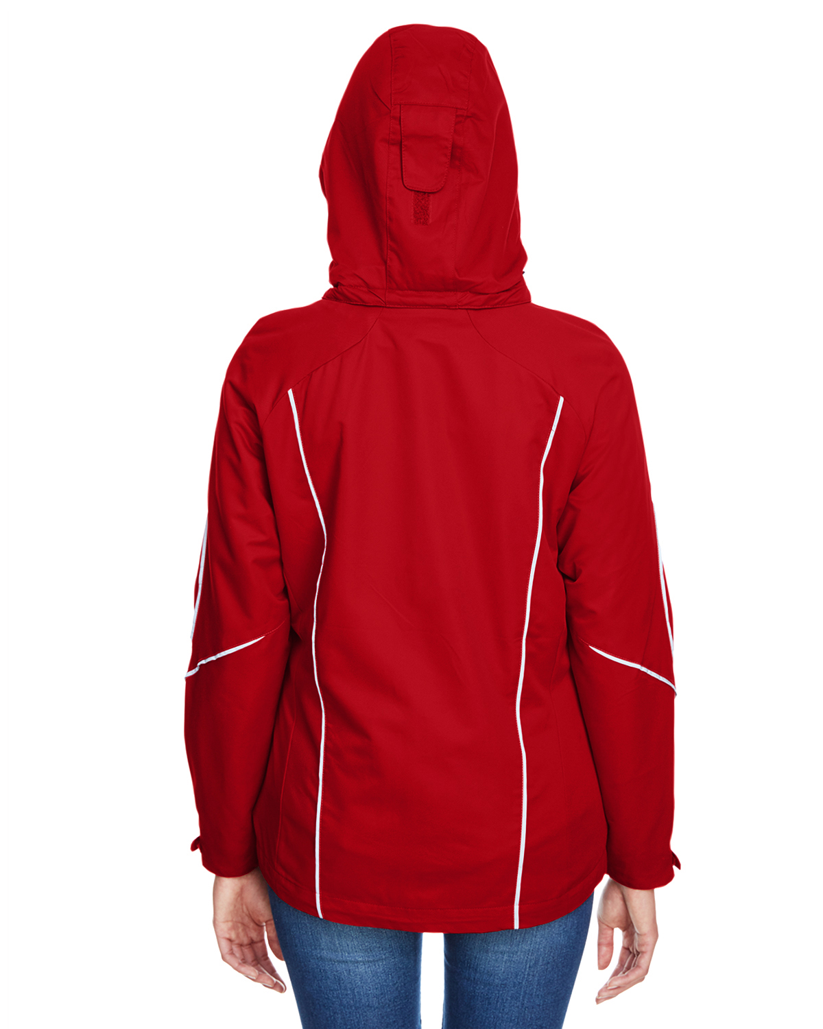 Ladies' Angle 3-in-1 Jacket with Bonded Fleece Liner - CLASSIC RED - XS - image 2 of 3