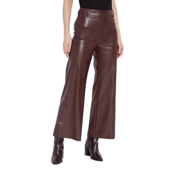 Lysse Hi Waist Vegan Leather Wide Leg 3253
