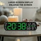 thumbnail image 5 of Reloj Pared Electrónica Sin Cón Alarma Digital LED para La Oficina en Casa () White, 5 of 9
