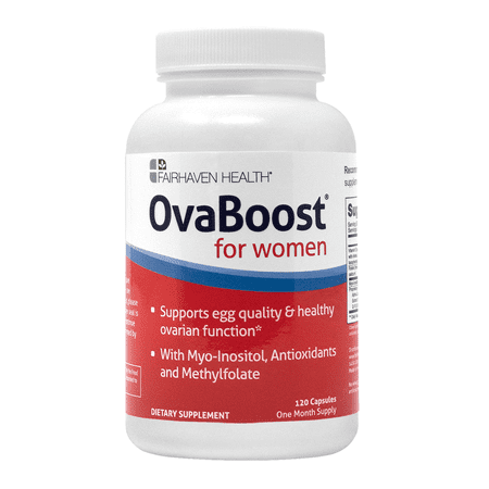 OvaBoost Female Fertility Supplement with Myo inositol to Improve Ovulation, Increase Egg Quality, Balance Hormones, Regulate Your Cycle, 30 Servings