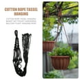 thumbnail image 2 of Plant Hanging Basket Gardening Flowerpot Holder Net Bag Outdoor Indoor Rack Cotton Yarn 4 Pcs, 2 of 6
