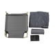 thumbnail image 1 of Cama plegable individual para una persona, reclinable, plegable, para acampar, oficina, pausa para el almuerzo, emergencia al aire libre, tubo redondo de 56 pulgadas, almohadilla gris y transpirable, 1 of 15