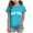 Sky Blue, variant on Povozer Cute Girls Clothes Toddler Baby Boy Girl Short Sleeve Girls Short Sleeved Tops Comfortable Breathable Fashion Printed Girls Tops Size 13-14 Years,Yellow