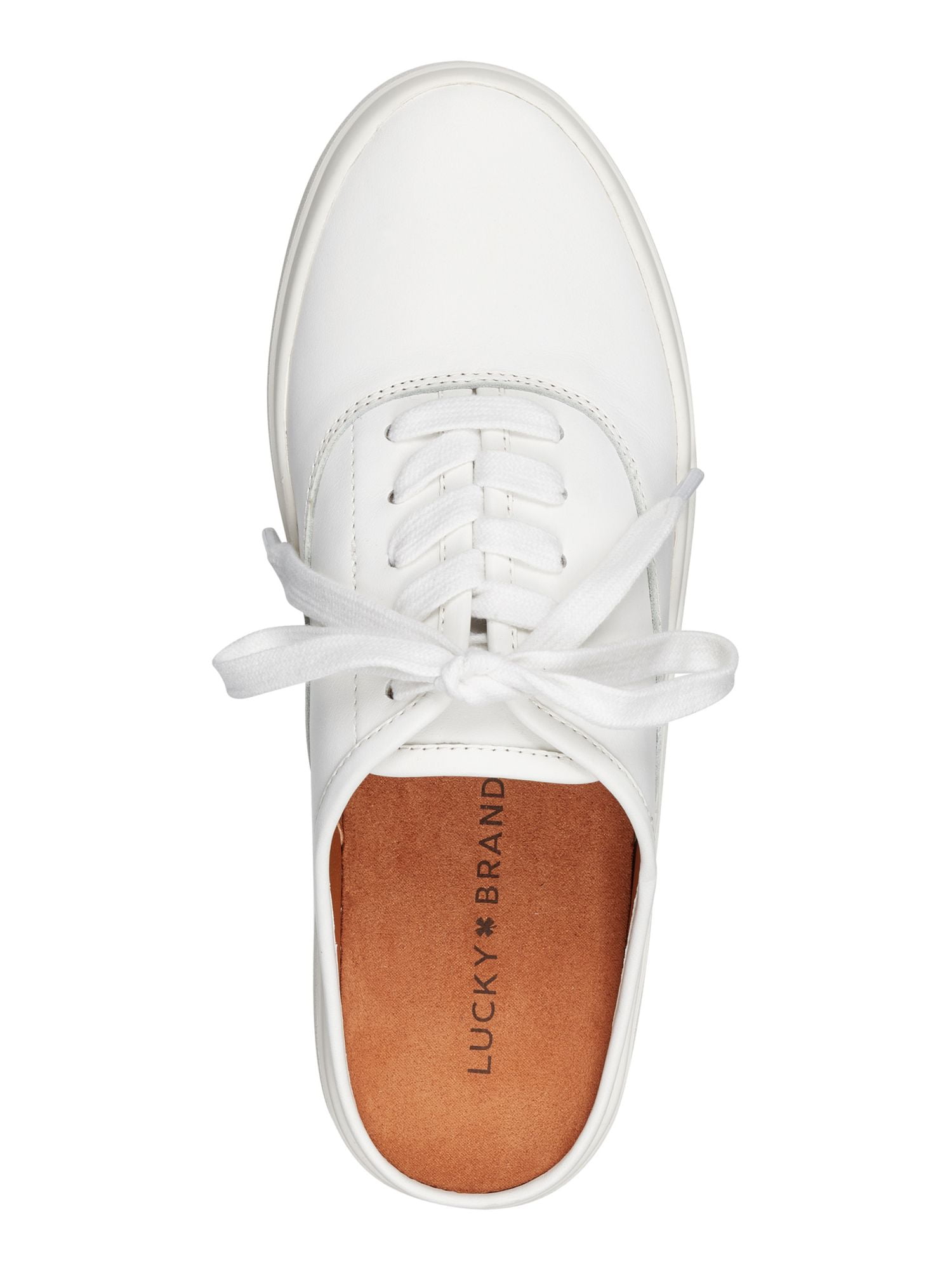 LUCKY BRAND Womens White Mule Backless 
